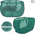 100L Foldable Laundry Baskets 2 Pack, Extra Large Mesh Pop Up Laundry Hamper by NairSnow