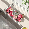 Garden Flowers Sink Splash Guard Faucet Mat Watercolor Peonies Super Absorbent by Unknown
