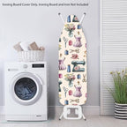 Sprowallow Flowers Ironing Board Cover Standard Size Silicone Coated 15x54 inch - Image 3