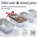 Spare Essentials 1 Lb Aluminum Foil Mini Loaf Pans - Image 3