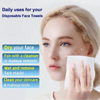 Clean Face Towels, Disposable Face Towels, Makeup Remover Dry Wipes, 10in X - Image 6