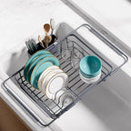 Extendable Dish Drying Rack Over Sink by Sakugi