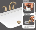 Artiwell Universal Bathroom Sink Drain Stopper, Fits Most Pop-Up Drains - Image 3
