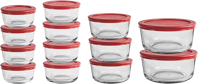 Anchor Hocking 26 Piece Glass Storage Containers by AnchorHocking