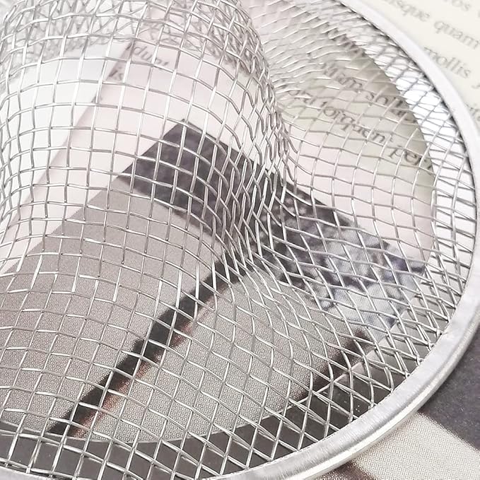 10pcs Mesh Sink Strainer, 2.75" Top/1" Stainless Steel Slop Basket Filter Trap - Image 4