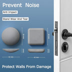 XoYoZo Door Stoppers Wall Protector Buffer Guard Doorknob Door Handle Bumper - Image 2