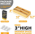 SpaceAid WrapNeat 2 in 1 Wrap Organizer - Image 4