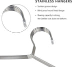 Fayleeko Wire Coat Hangers 40 Pack Strong Heavy Duty Stainless Steel Metal - Image 8