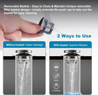 Hibbent 2 Pack 3 in 1 Metal Bathtub Drain Stopper, Universal Pop Up Tub Stopper - Image 8