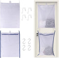 Klmnop 2 Pack Over the Door Laundry Hamper, Large Mesh Laundry Hamper Bag by Klmnop