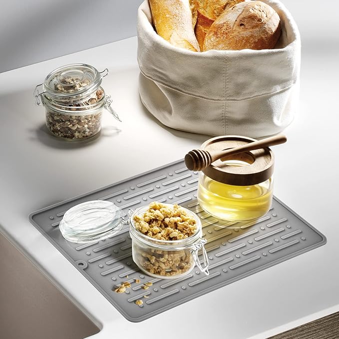 Dish Drying Mats, Heat-resistant Silicone Mat - Image 5