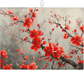 Red Plum Blooms Dish Drying Mats by Unknown