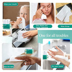 Soft Disposable Face Towel, Cotton Facial Dry Wipes 100 Count, Cotton Dry Wipes - Image 7