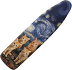 Cats Starry Sky Ironing Board Cover and Pad Table Top Ironing Board Cover by Psesaysky