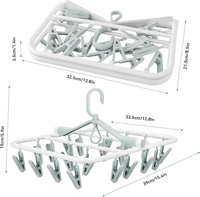 Plastic PP Drying Hanger, Anti-Rusty Drying Rack - Image 5