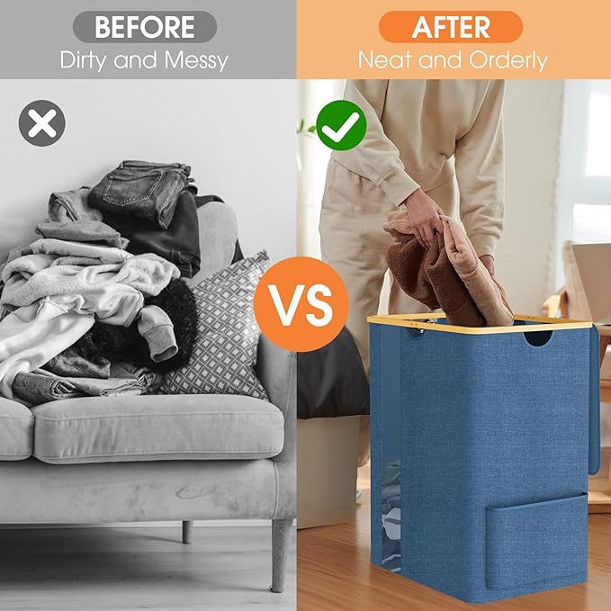 Laundry Basket Clothes Hamper - Image 3