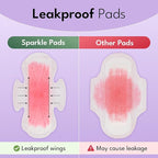 Sparkle Sanitary Pads for Women, Plant-Based Maxi Pads - Image 4