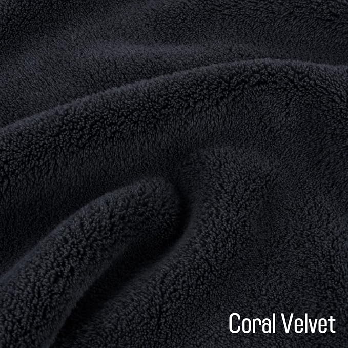 SINLAND Absorbent Coral Velvet Washcloth Ultra Soft Microfiber Face Towels 12 x - Image 4