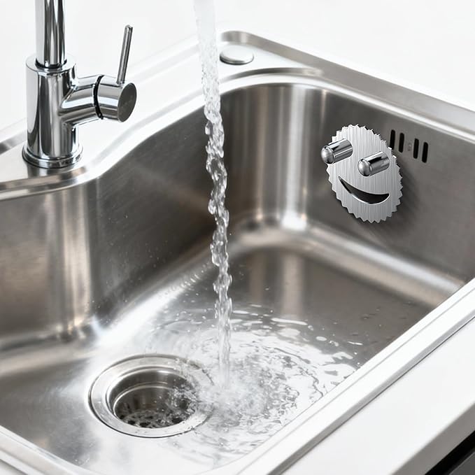 Stainless Steel Scrubber Smiley Face Dish Sponge Holder, Rv Apartment Kitchen - Image 6