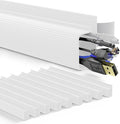 Delamu 157in Cable Management Under Desk, Safe & Tidy Under Desk Cable by DELAMU