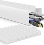 Delamu 157in Cable Management Under Desk, Safe & Tidy Under Desk Cable by DELAMU
