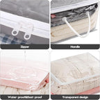 10 PCS Clear Zippered Storage Bags - Image 3