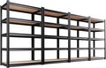 Set of 4 Garage Shelving-2050 lbs 5 Tier Storage Shelves,Adjustable Heavy Duty Metal Shelving Unit and Storage Large Rack,Utility Steel Shelf For Warehouse Industrial Pantry Basement 78"x46"x20" by Unknown