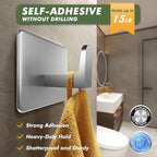 Auxmir Adhesive Hooks 15lb Towel Hooks, 5 Pack No Drilling Damage Free Wall - Image 2