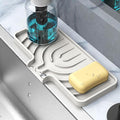 Sponge Holder for Kitchen Sink, Dish Sponge Holder & Soap Tray by JIUBAR