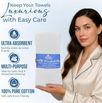 DAN RIVER 24 Pack Wash Cloths for Showering - Image 4