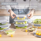 [10 pack Glass Meal Prep Containers - Image 2