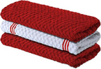 Infinitee Xclusives Premium Kitchen Towels – Pack of 3, 100% Cotton |15 x 25| by InfiniteeXclusives