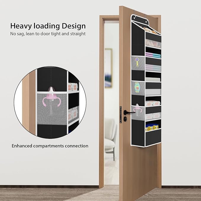 Univivi Hanging Storage Organizer Nursery Closet Cabinet Baby Storage - Image 2