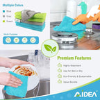 AIDEA Microfiber Cleaning Cloth-100PK, Soft Microfiber Towels - Image 6