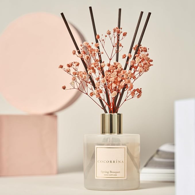 Cocorrína Reed Diffuser Sets- Spring Bouquet Scented Diffuser - Image 3