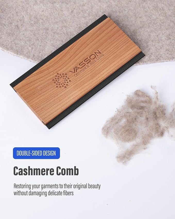 Cashmere Comb for Sweaters, Sweater Comb for Removing Pills and Fuzz, Gentle on - Image 3
