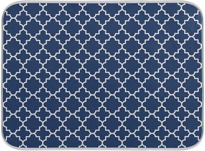 Super Absorbent Dish Drying Mat Microfiber Fast-Drying Dish Mat 16" x 18" by senya