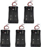 PNGKNYOCN 18650 Battery Clip, 2 Slots 3.7V DIY Battery Storage Box in Series by PNGKNYOCN