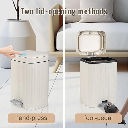 rejomiik Small Bathroom Trash Can - Image 3