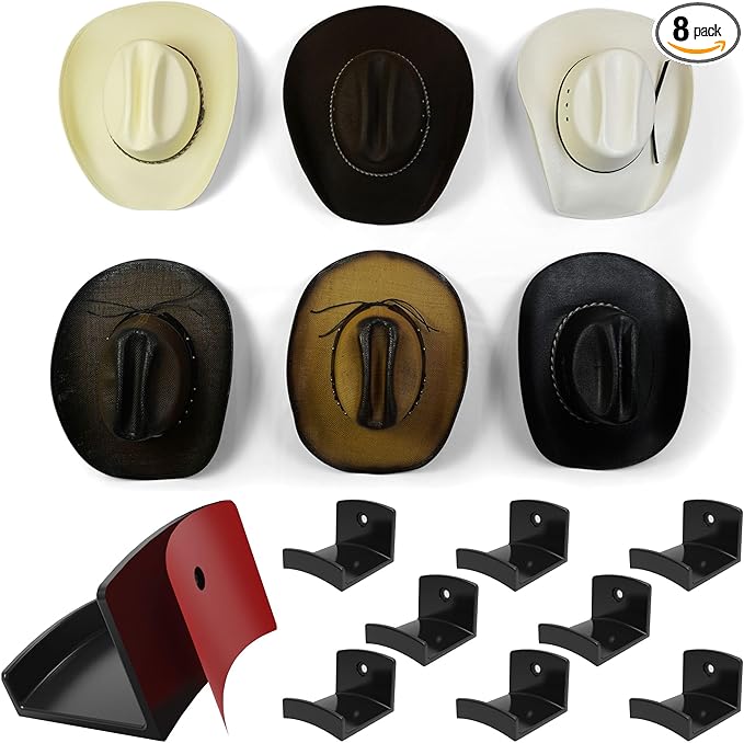 Modern JP Adhesive Hat Hooks for Wall by ModernJP