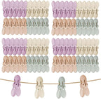 60Pcs Plastic Clothespins, Colored Clothes Pins Laundry Clips by Unknown