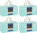 VENO 4 Pack Moving Bags, Storage Bins by Veno