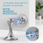 8 Pack Magnetic Door Stoppers, Stainless Steel Door Stops - Image 2