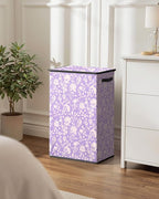 SOLEDI Laundry Hamper with Lid, 90L Tall & Large Floral Laundry Basket - Image 7