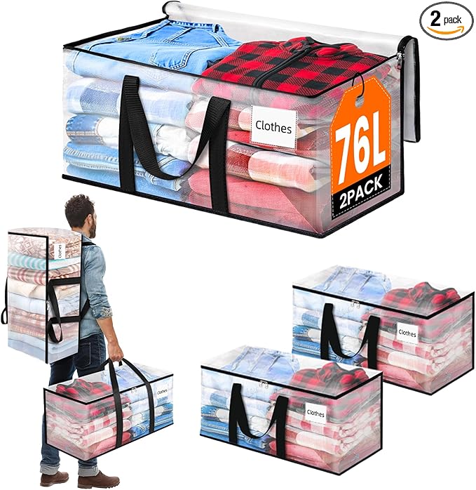 BlissTotes 2-Pack Large Moving Bags by BlissTotes