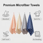 4PCS Microfiber Hand Towels for Bathroom Christmas Decorations Quick Dry Small - Image 4