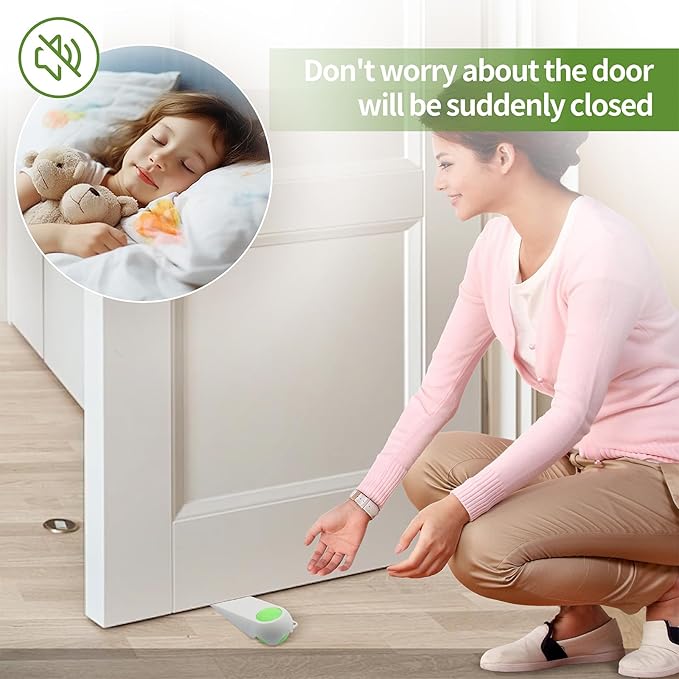 Door Stoppers for Bottom of Door, Rubber Door Stopper Wedges, Door Holders for - Image 8