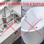 Bathroom Sink Drain Strainers for 1.1"-1.6" Depth Than 1.6" Drain Hole Catcher - Image 3