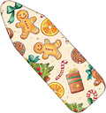 Nuxovilar Ironing Board Covers Winter Gingerbread Man and Treats Pattern by Nuxovilar