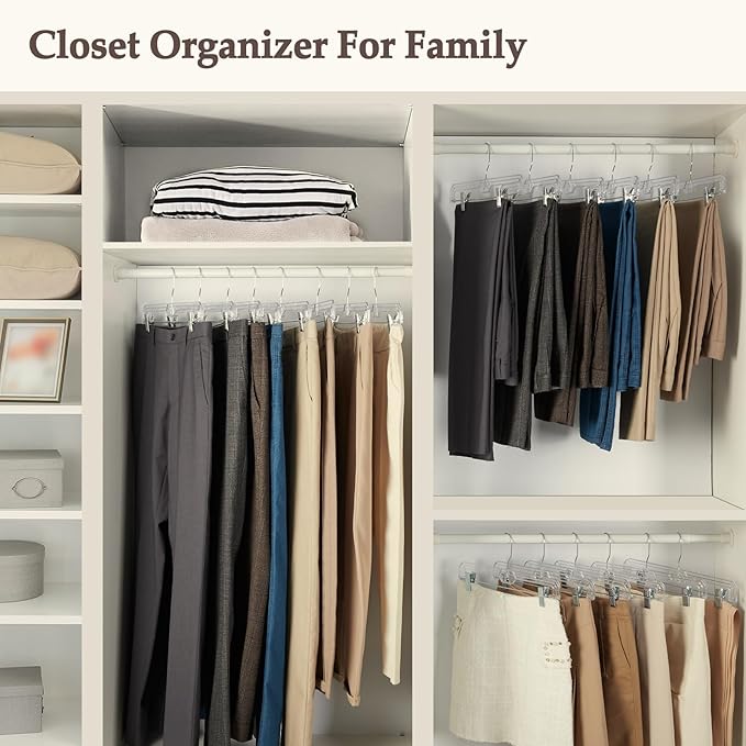 HOUSE DAY Clear Pants Hangers - Image 8